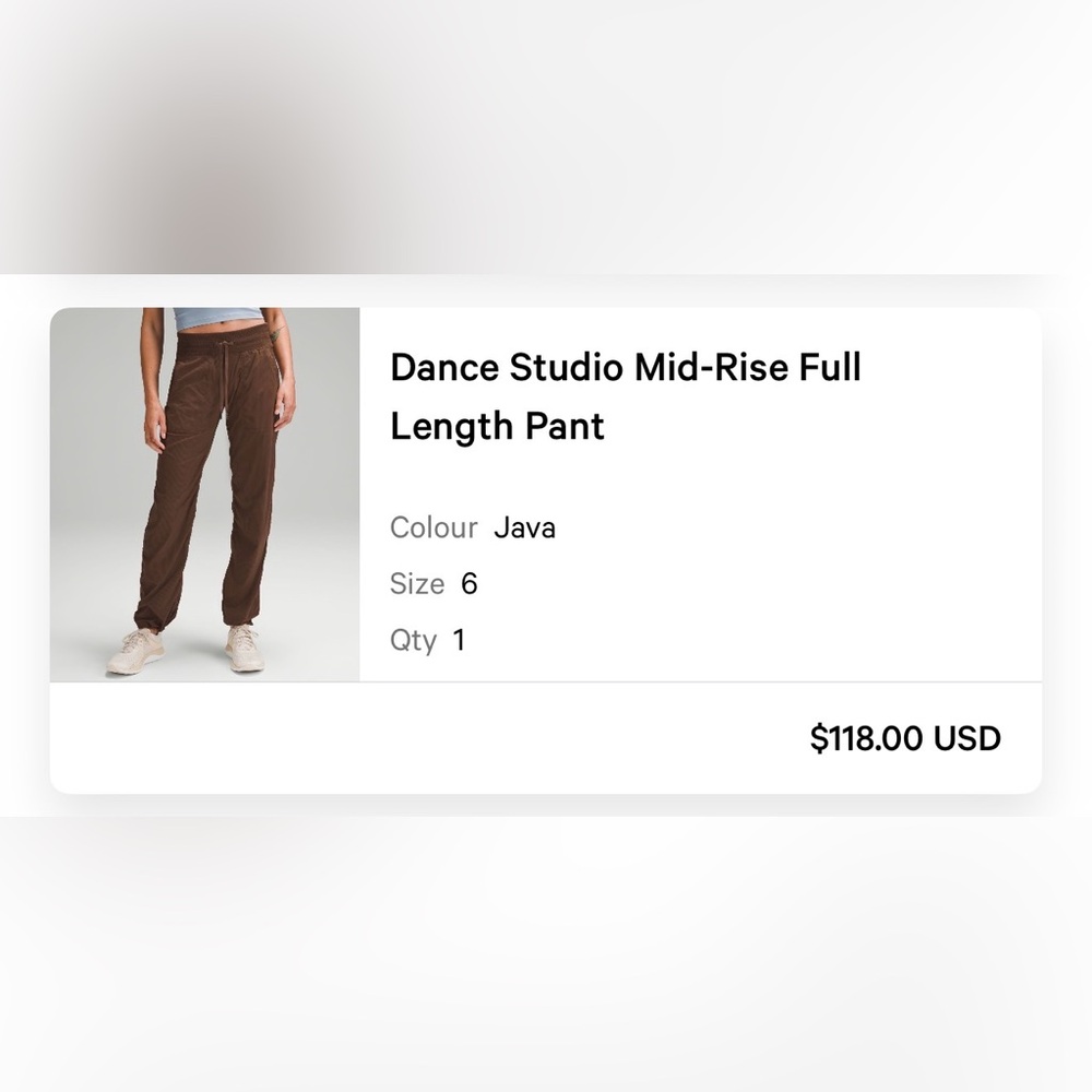 Lululemon Dance Studio Mid-Rise Full Length Pant … - image 4